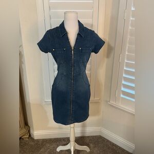 GBG Los Angeles  jeans bodycon mini dress